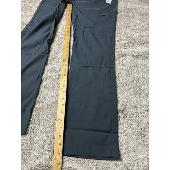 Koi Lite Scrub Pants Woman’s Peace Drawstring Charcoal Performance Stretch New - Picture 6 of 16